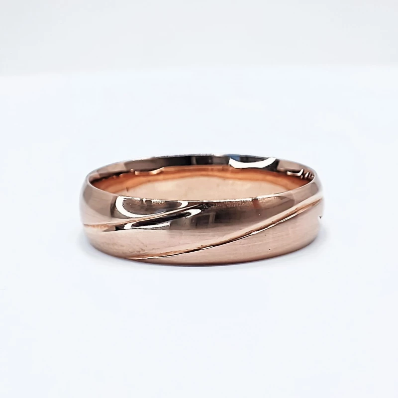 Auksinis vestuvinis auksinis žiedas VZ0040