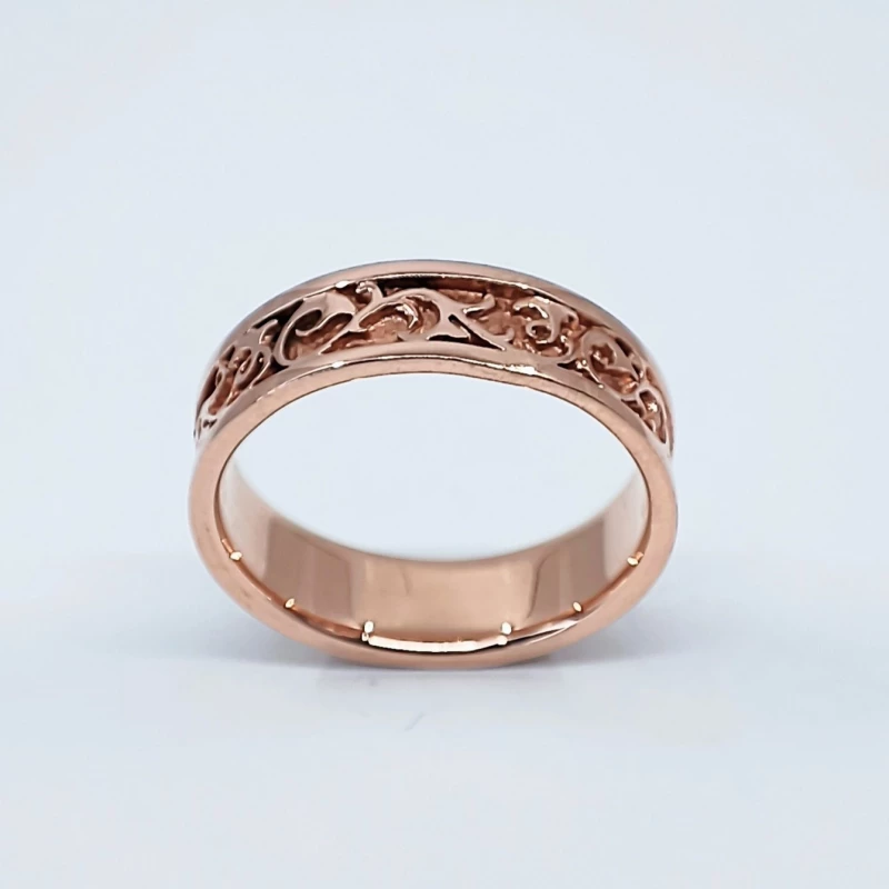 Auksinis vestuvinis žiedas VZ0067 2