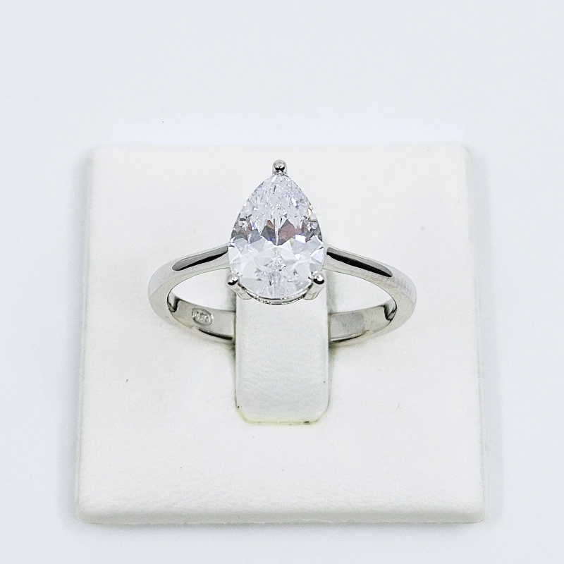 Sidabrinis žiedas su cirkonio akmeniu SCO065 2