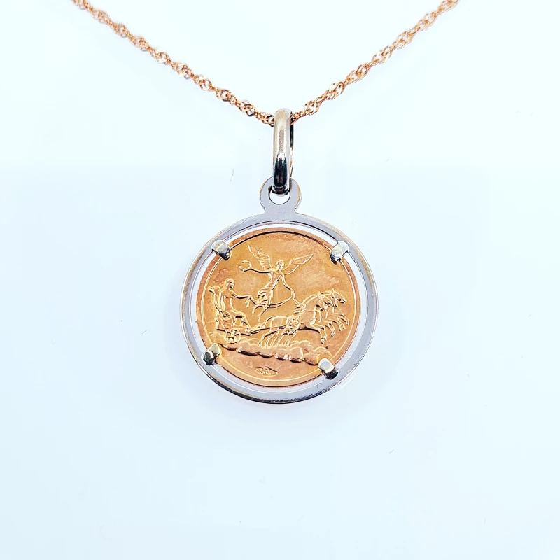 Double sided pendant zodiac sign of Scorpio 2