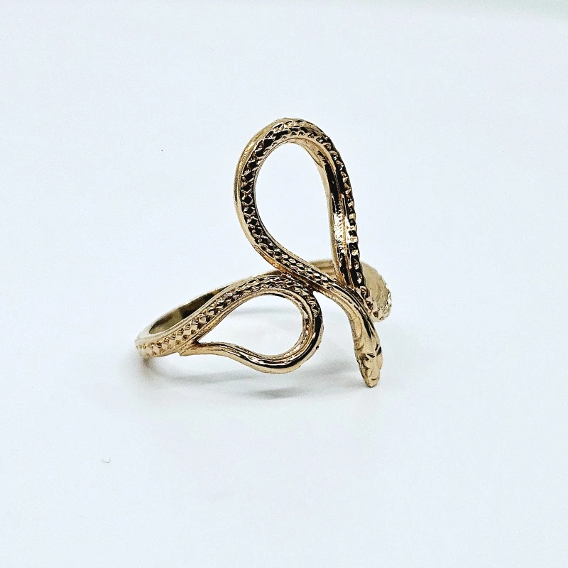 Auksinis žiedas gyvatė 2