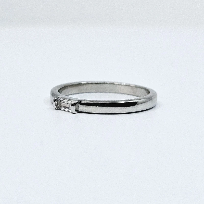 Sidabrinis žiedas su cirkonio akmeniu 2