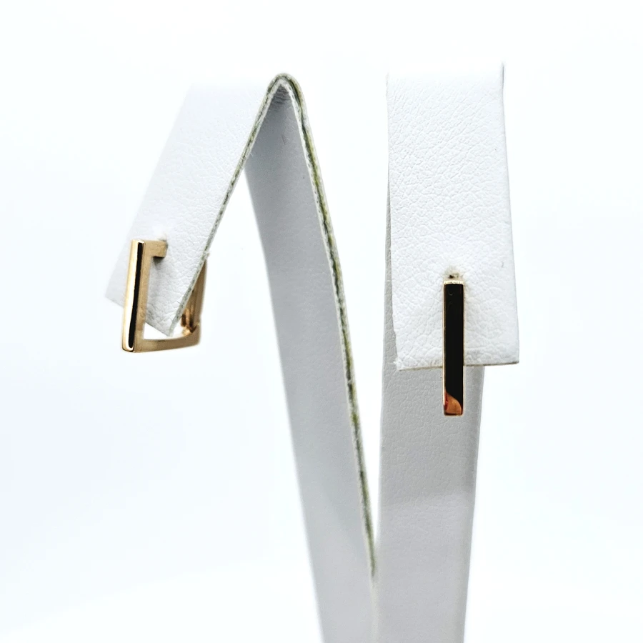 Auksiniai auskarai minimalistinio stiliaus 2